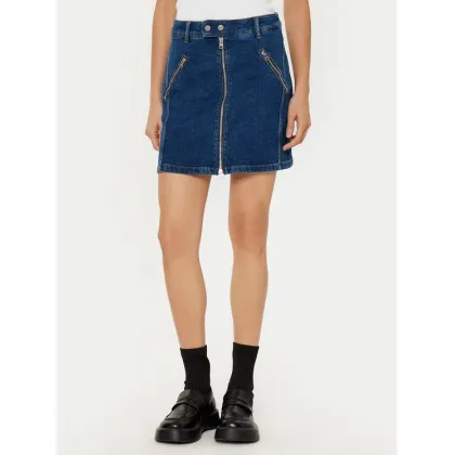 Zdjęcie HUGO Spódnica jeansowa mini Gavade 50530320 Niebieski Slim Fit