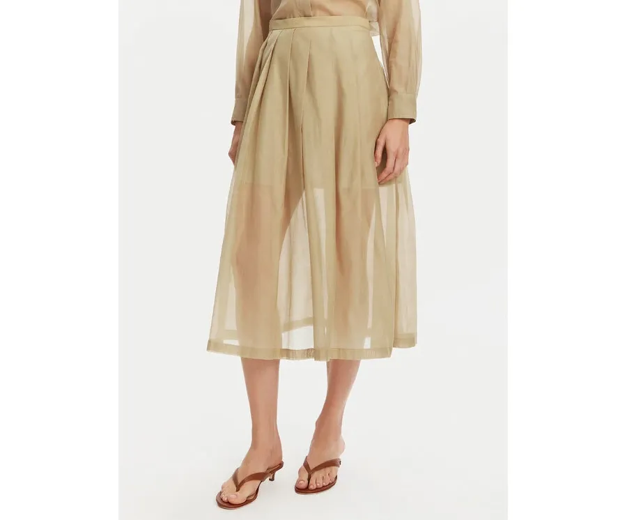 obrazek 1 Marella Spódnica trapezowa Cubano 2513101015 Beżowy Regular Fit