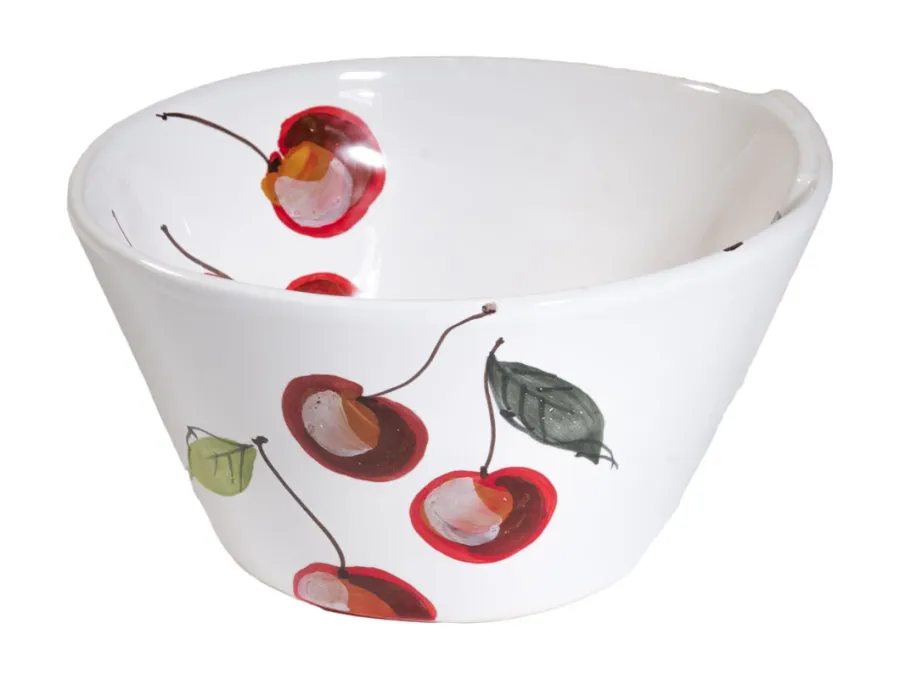 obrazek 1 Ceramiczna miska z ręcznie namalowanymi wiśniami - Virginia Casa