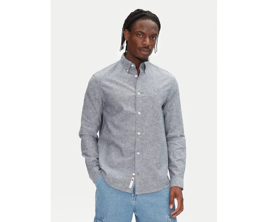 obrazek 1 Tommy Jeans Koszula DM0DM20875 Granatowy Regular Fit