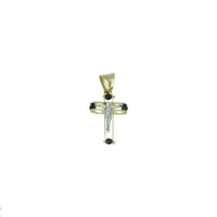Zdjęcie Stylowy podwójny krzyż o wym.18X12mm.