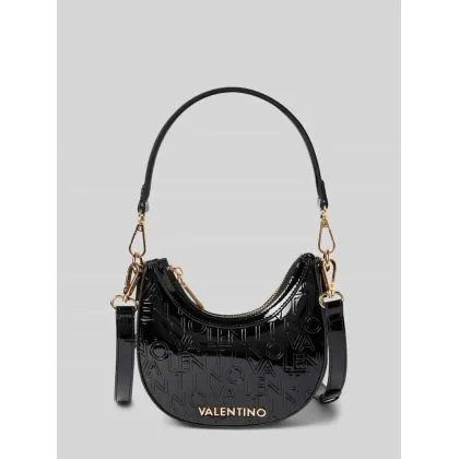 Zdjęcie Torba na ramię z fakturowanym wzorem z logo model ‘GERANIUM’