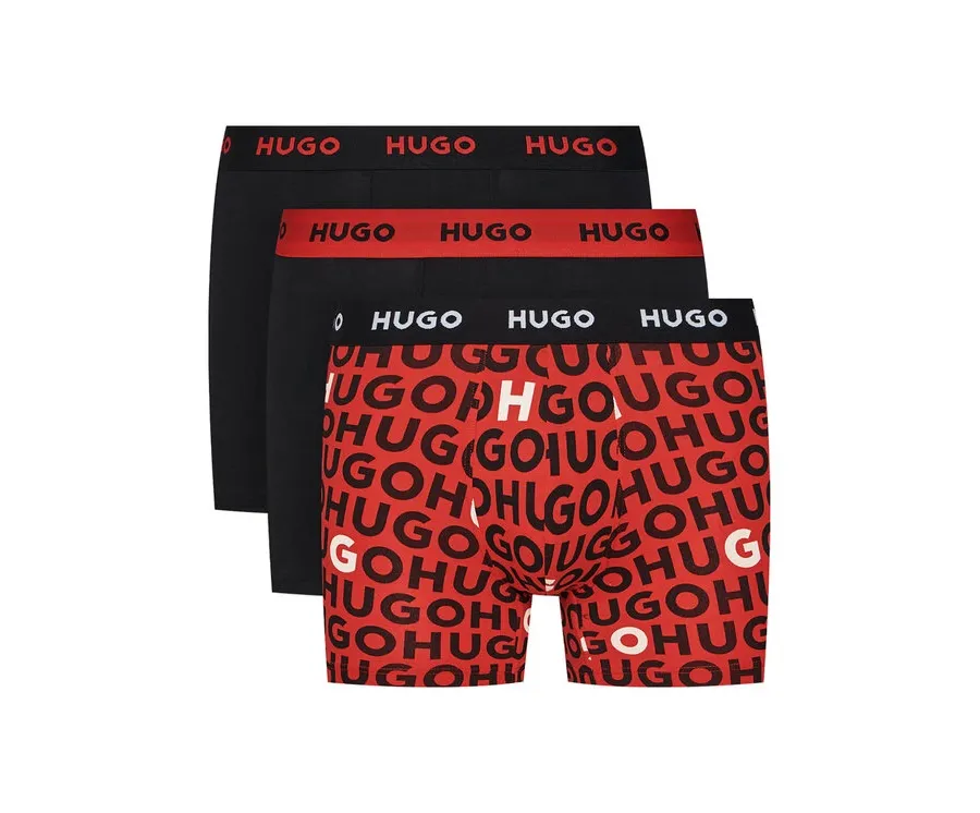 obrazek 1 HUGO Komplet 3 par bokserek 50532559 Czarny