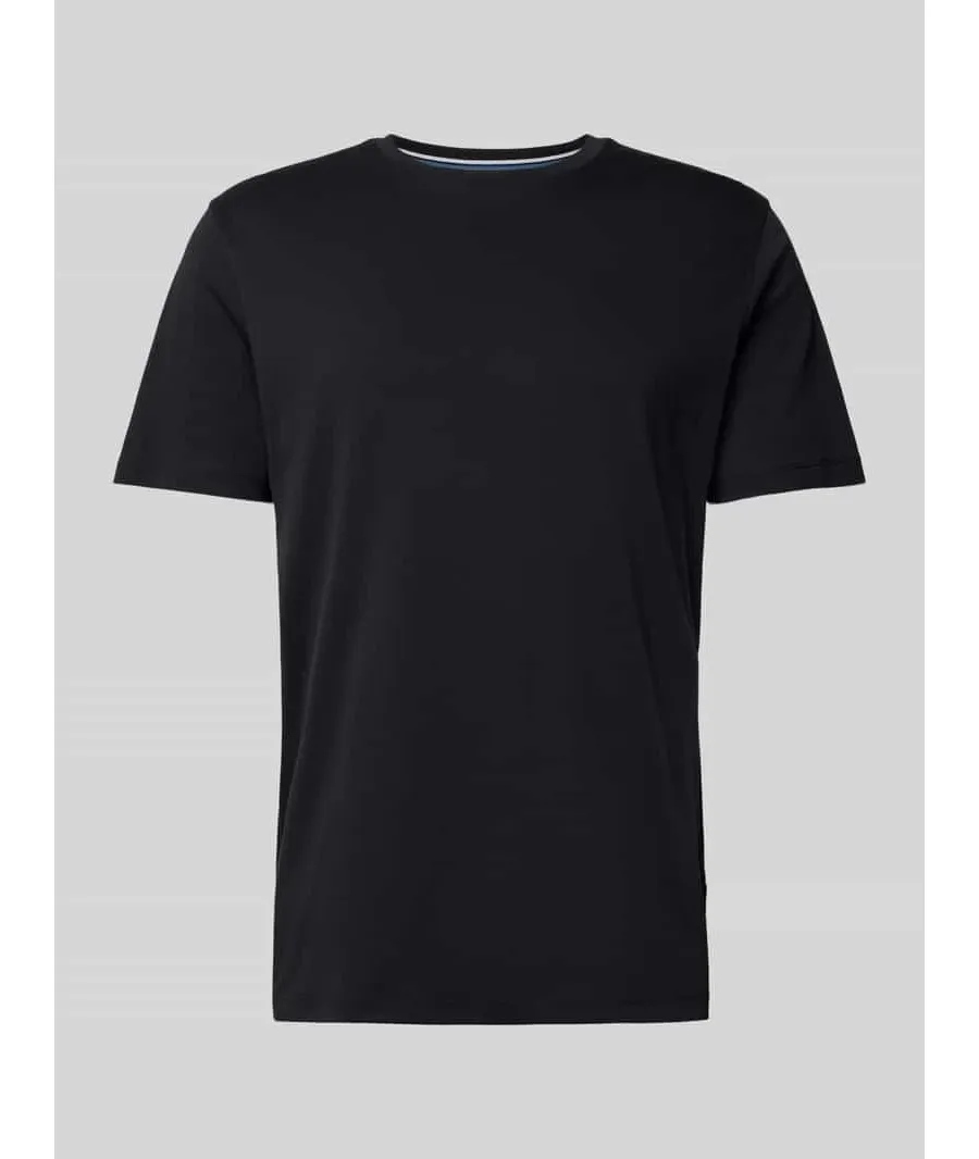obrazek 1 T-shirt z prążkowanym okrągłym dekoltem