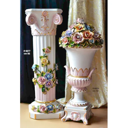 Picture Luxurious decoration for stylish interiors - column + vase