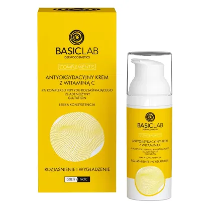 Zdjęcie BasicLab Complementis Krem z witaminą C o lekkiej konsystencji 50 ml Basiclab Dermocosmetics