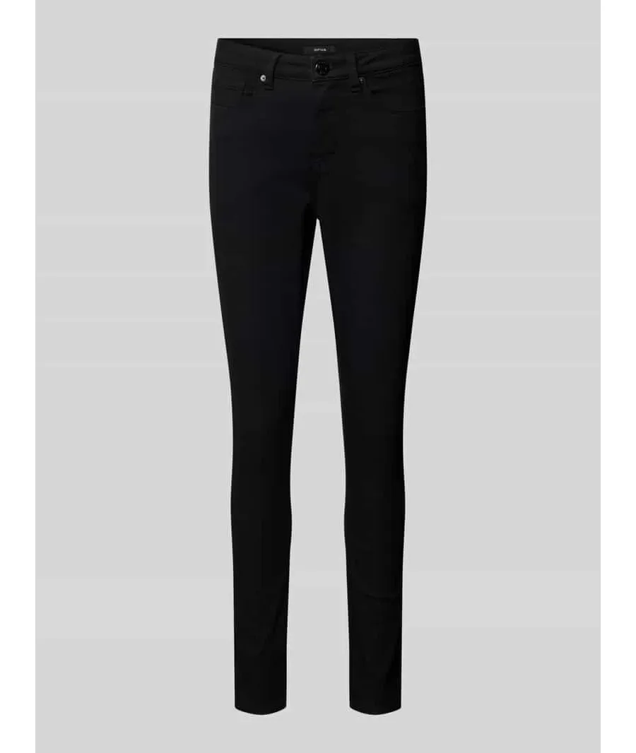 obrazek 1 Jeansy o kroju skinny fit z 5 kieszeniami model ‘Elma’