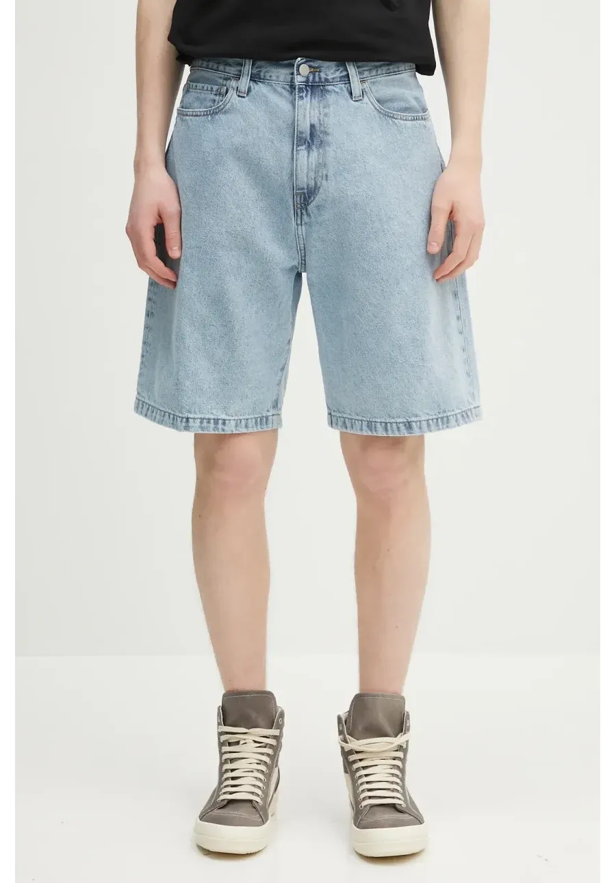 obrazek 1 Carhartt WIP szorty jeansowe bawełniane Landon Short męskie kolor niebieski I030469.135