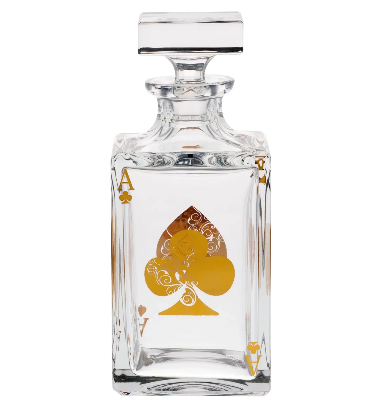 Picture Ekskluzywna karafka do whisky z kolekcji Poker ze zdobieniem inspirowanym grą w karty – Vista Alegre