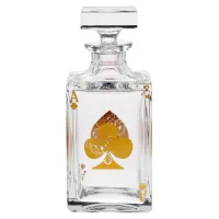 Picture Exclusive whiskey decanter from the Poker collection with a decoration inspired by the card game - Vista Alegre