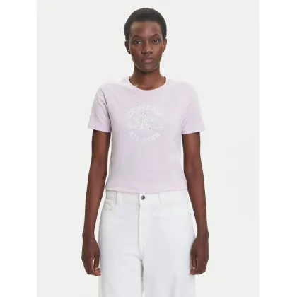 Zdjęcie Converse T-Shirt Floral Chuck Taylor 10027751-A03 Różowy Regular Fit