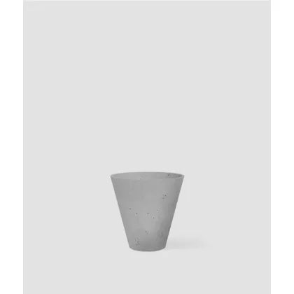 Zdjęcie 23x45x45 cm CT - Donica betonowa w kształcie stożka (szara)