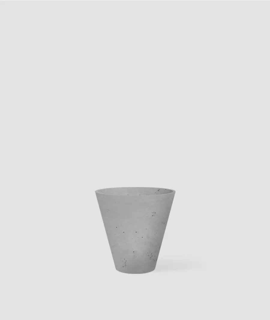 obrazek 1 23x45x45 cm CT - Donica betonowa w kształcie stożka (szara)