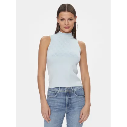 Zdjęcie Guess Sweter Lise W3YR26 Z37K0 Błękitny Slim Fit