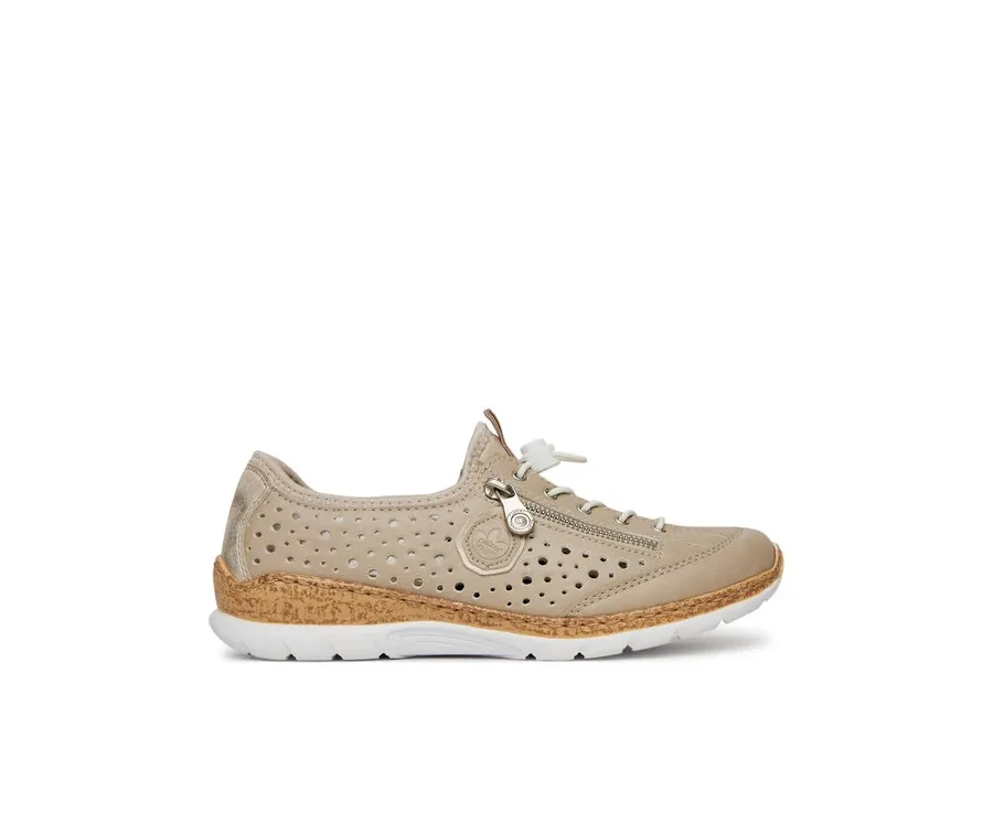 obrazek 1 Rieker Sneakersy N42P6-62 Beżowy