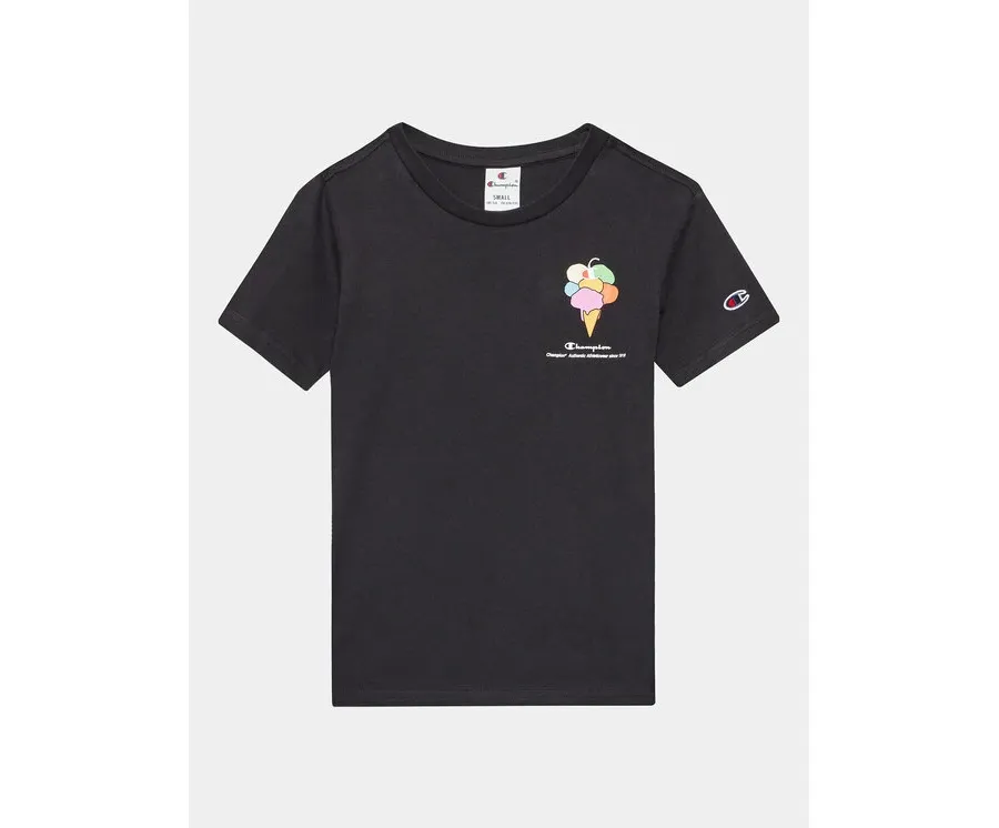 obrazek 1 Champion T-Shirt 306373 Czarny Regular Fit