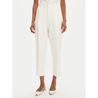 Zdjęcie Elisabetta Franchi Spodnie materiałowe PA-094-52E2-V450 Écru Regular Fit