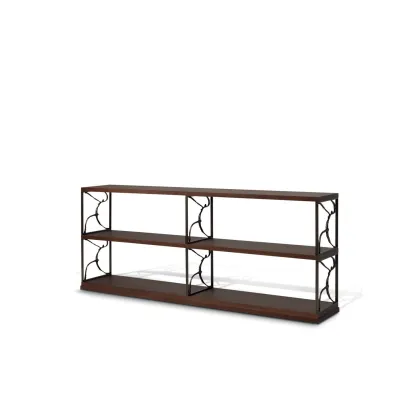 Zdjęcie Niski otwarty dwustronny regał o minimalistycznym designie - Mascheroni