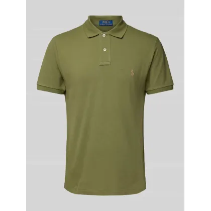 Zdjęcie Koszulka polo o kroju custom fit z czystej bawełny