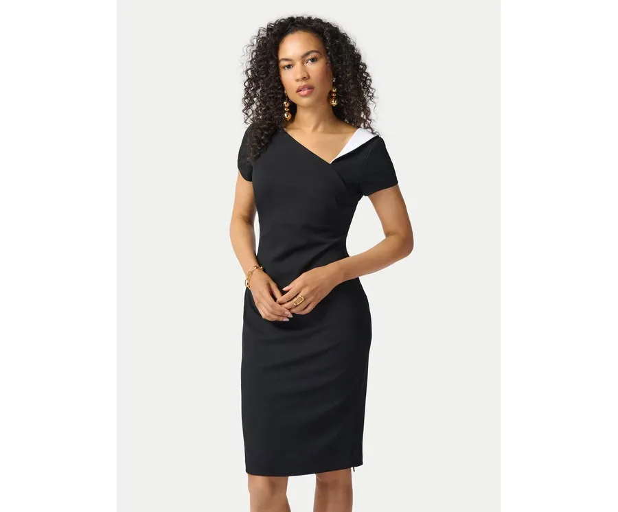 obrazek 1 Joseph Ribkoff Sukienka koktajlowa 241047 Czarny Slim Fit