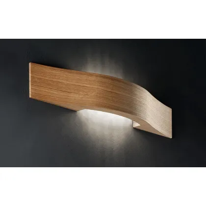 Picture Designer wall lamp made of oak wood - Luxury Products