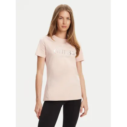 Zdjęcie Guess T-Shirt V5YI12 J1314 Różowy Regular Fit