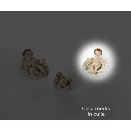 Zdjęcie Średniej wielkości porcelanowa figurka małego Jezusa - Sibania