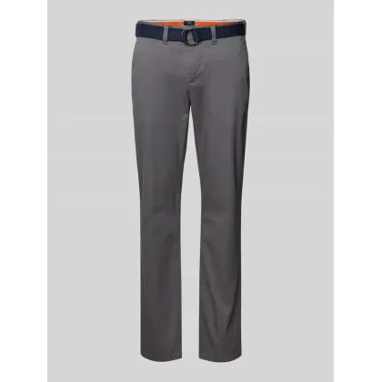 Zdjęcie Spodnie materiałowe z wpuszczanymi kieszeniami w stylu francuskim