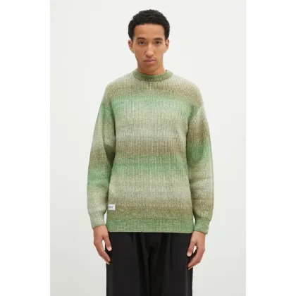 Zdjęcie Butter Goods sweter Beams Knit Sweater męski kolor zielony BG243301