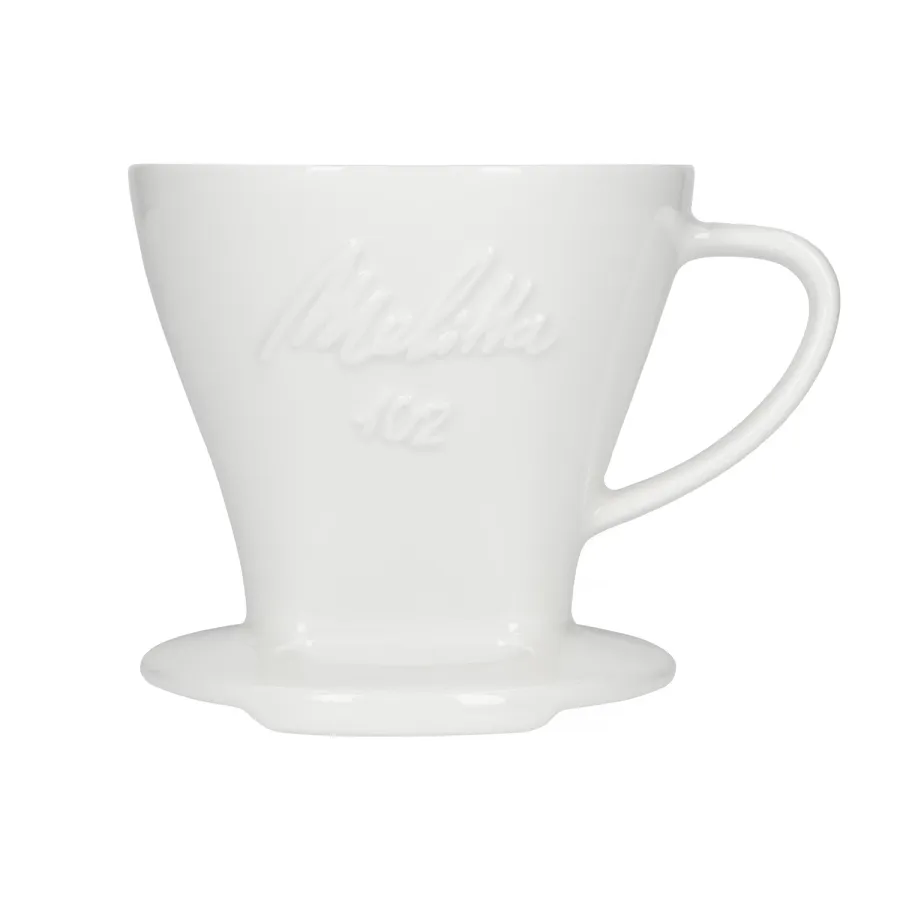 obrazek 1 Melitta porcelanowy dripper do kawy 102 - Biały MELITTA