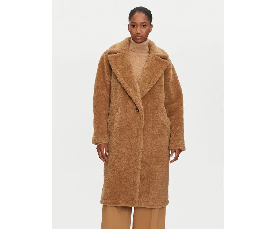 obrazek 1 MICHAEL Michael Kors Kożuch 77B1384M52 Brązowy Oversize