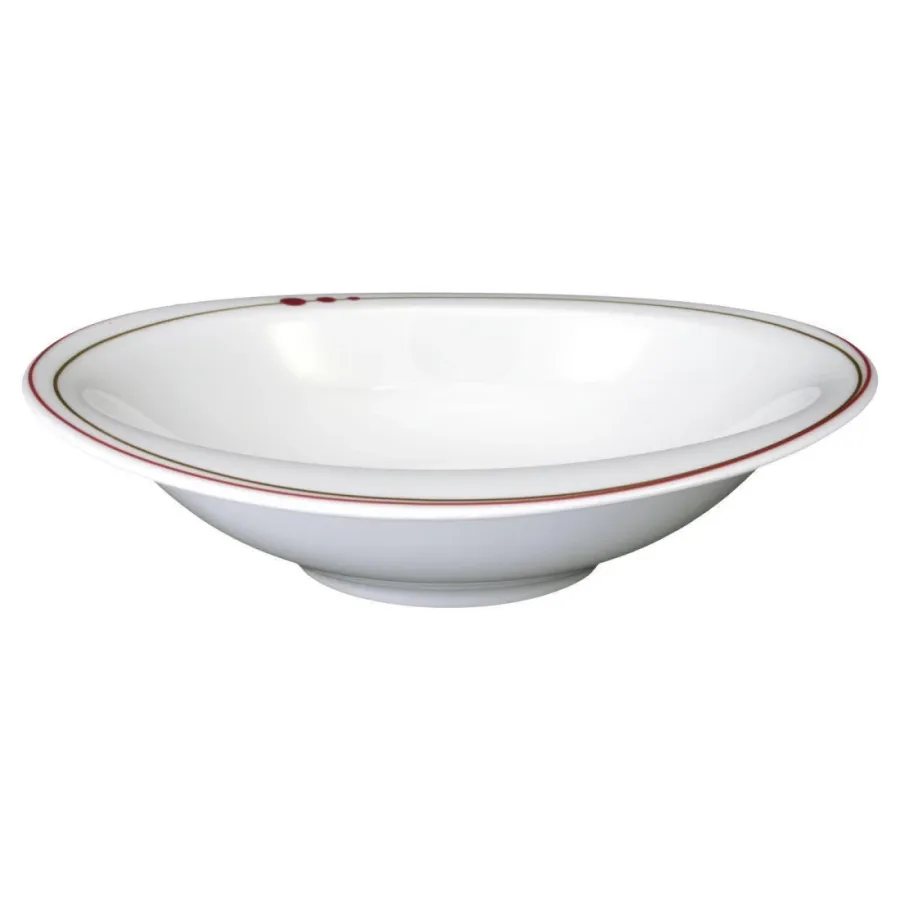 obrazek 1 Porcelanowa owalna mała miska deserowa 17x16 cm w stylu nowoczesnym - Seltmann Weiden