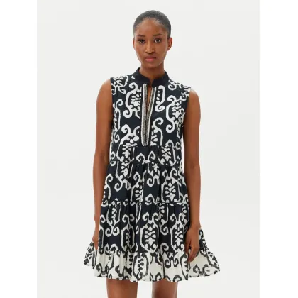 Zdjęcie LOLA CASADEMUNT Sukienka letnia LS2516012 Czarny Relaxed Fit