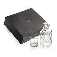 Zdjęcie Ekskluzywna karafka do whisky z czterema kryształowymi szklankami old fashion z kolekcji Chartres w prezentowym pudełku – Vista Alegre