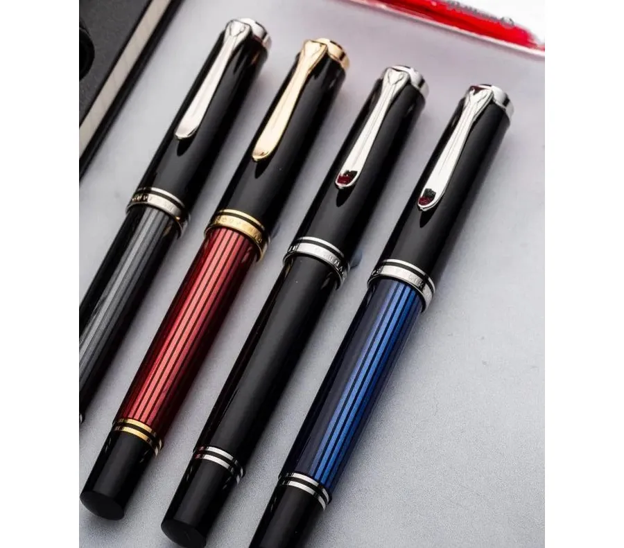 obrazek 2 Pióro kulkowe Pelikan Souveran R400 Black-Red