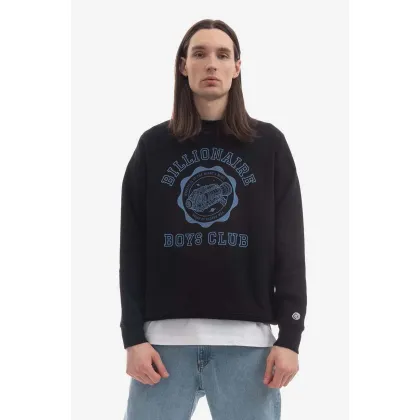Zdjęcie Billionaire Boys Club bluza bawełniana męska kolor czarny z nadrukiem B22423-BLACK
