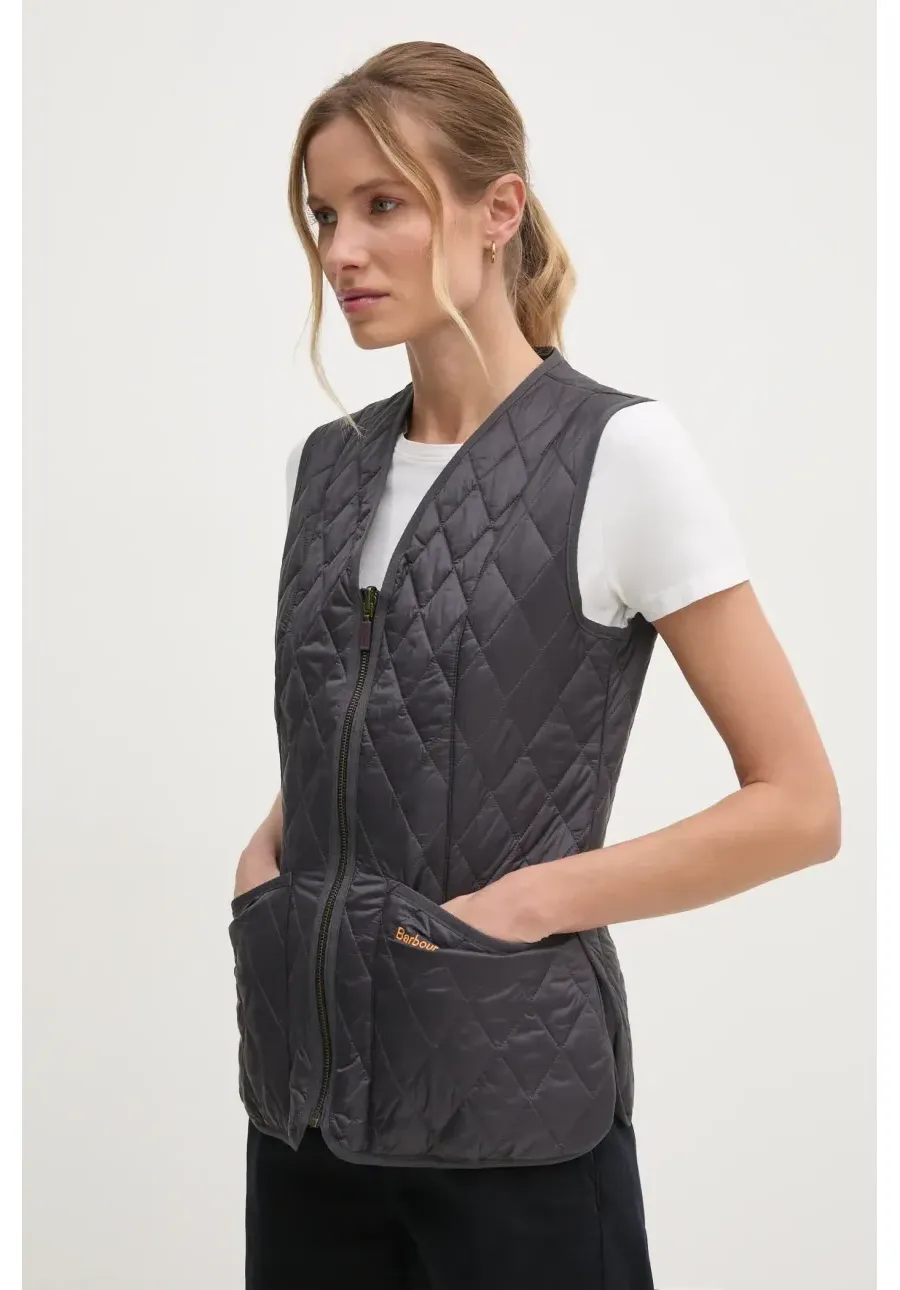 obrazek 1 Barbour bezrękawnik Betty Interactive Liner damski kolor granatowy przejściowy LLI0001