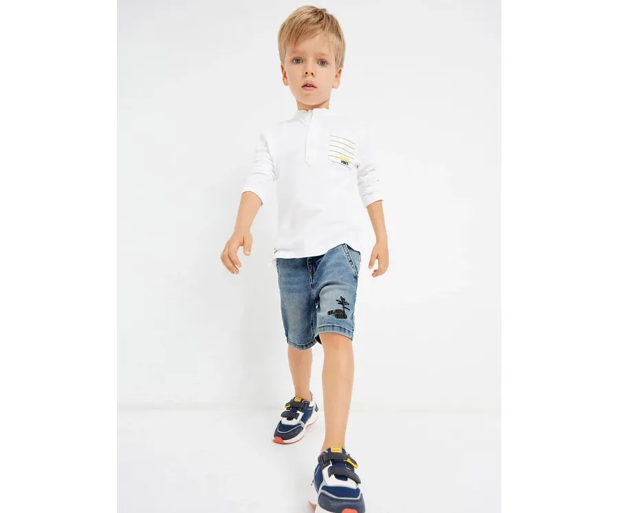 obrazek 1 Mayoral Szorty jeansowe 3228 Niebieski Regular Fit
