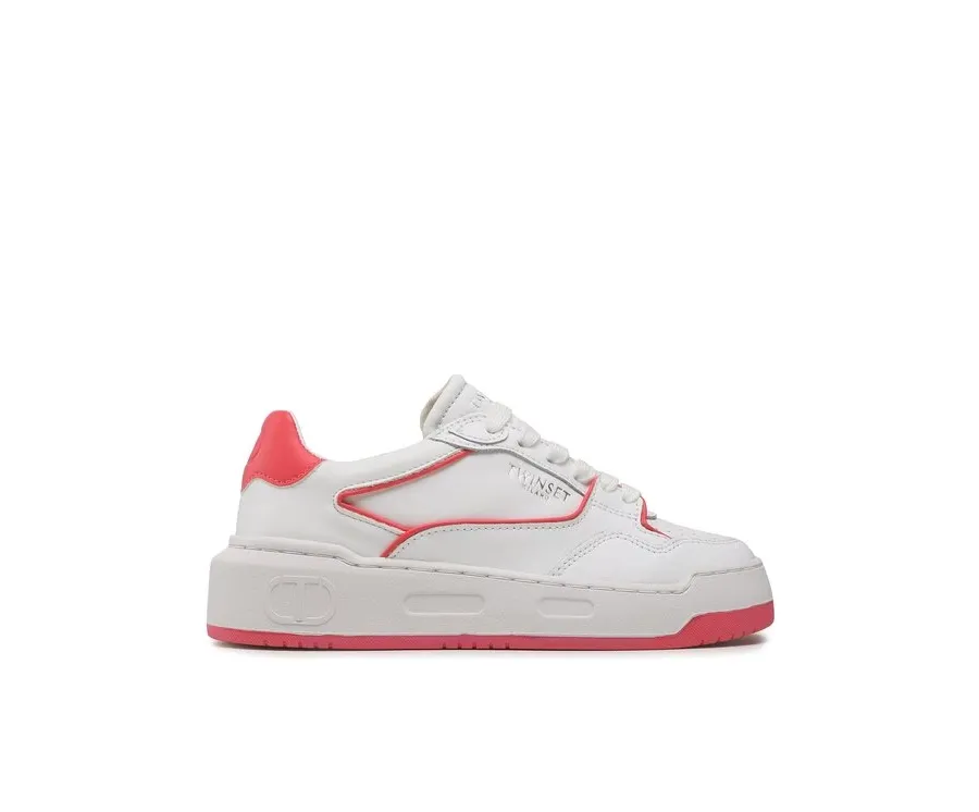 obrazek 1 TWINSET Sneakersy 231TCP080 Biały