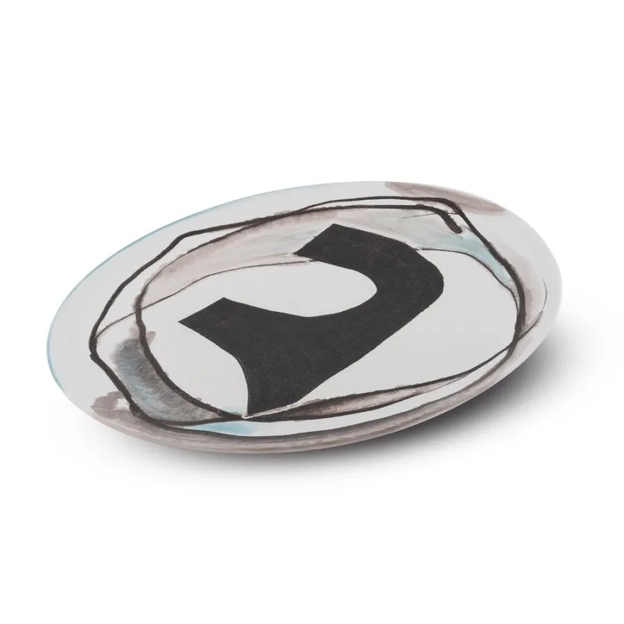 obrazek 3 Wyjątkowy  talerz ceramiczny H.2xL.36xP.36 cm