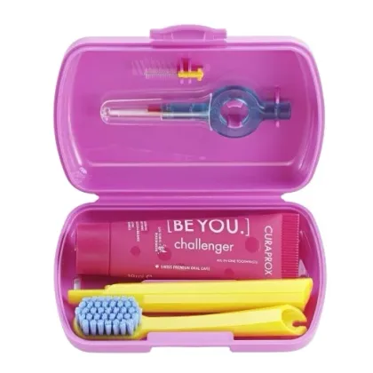 Zdjęcie Curaprox Trave Set - zestaw różowy