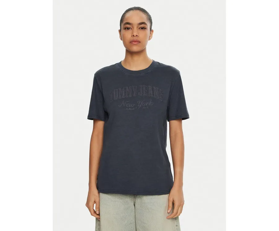 obrazek 1 Tommy Jeans T-Shirt Varsity DW0DW19444 Granatowy Regular Fit