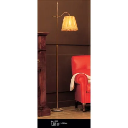 Zdjęcie Regulowana lampa podłogowa ze stożkowym kloszem - Il Paralume Marina