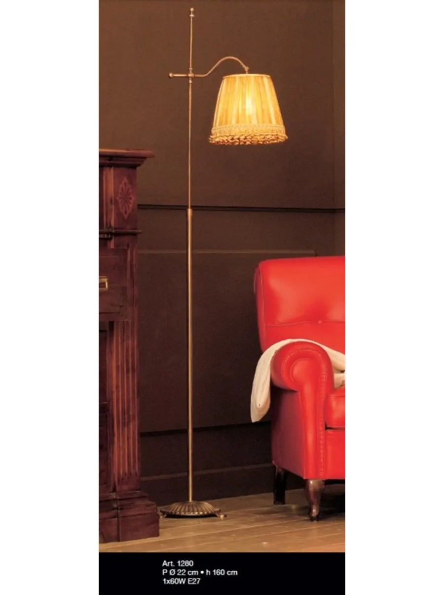 obrazek 1 Regulowana lampa podłogowa ze stożkowym kloszem - Il Paralume Marina