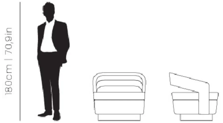 obrazek 8 Fotel do salonu -  Russel armchair