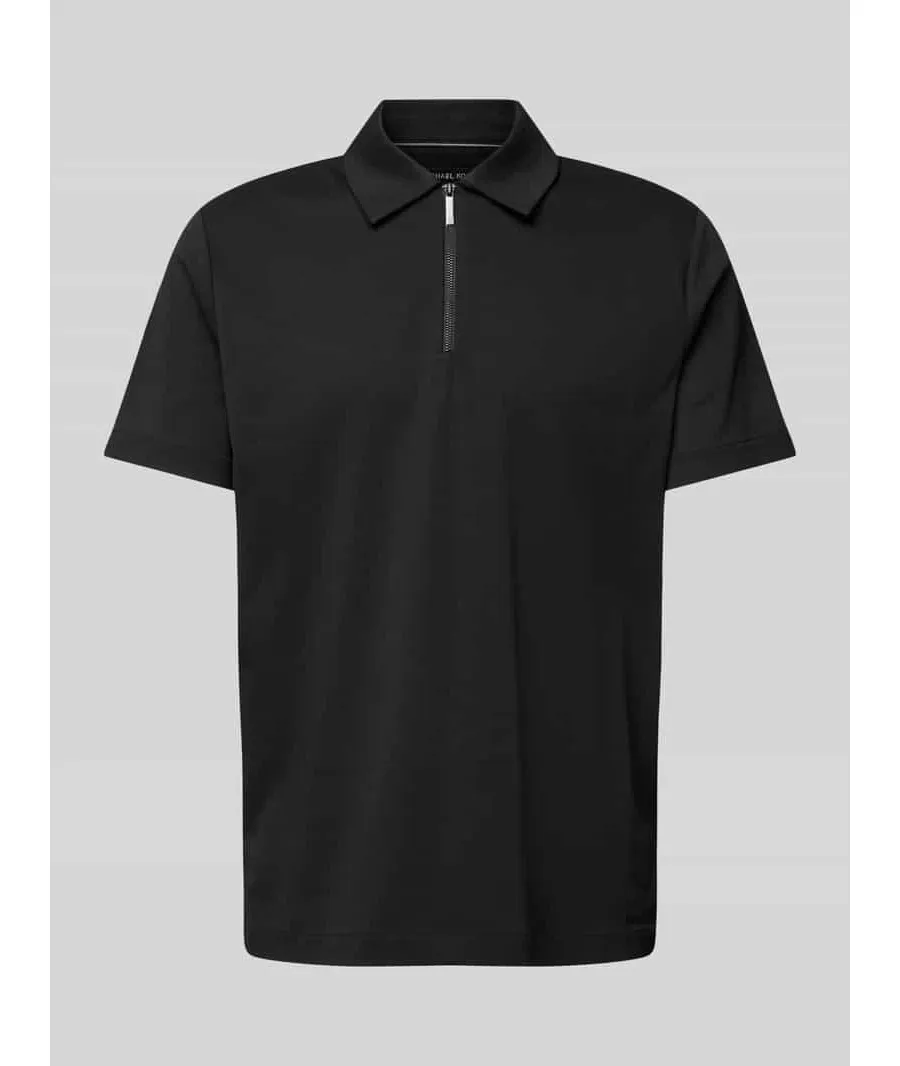 obrazek 1 Koszulka polo z bocznymi rozcięciami model ‘INTERLOCK’