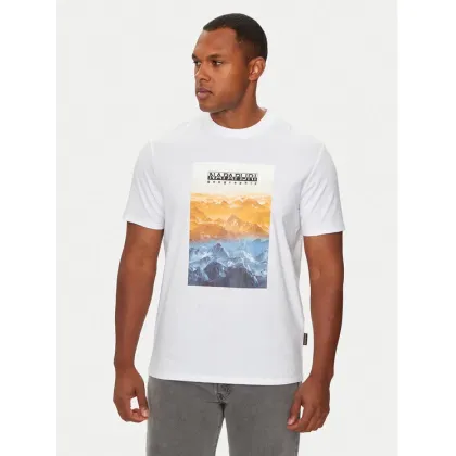 Zdjęcie Napapijri T-Shirt S-Rollin NP0A4I3D Biały Regular Fit