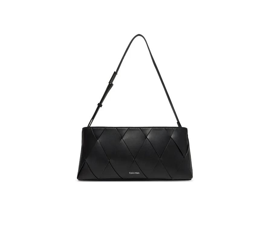 obrazek 1 Calvin Klein Torebka Ck Woven Elongated Shoulder Bag K60K612992 Czarny