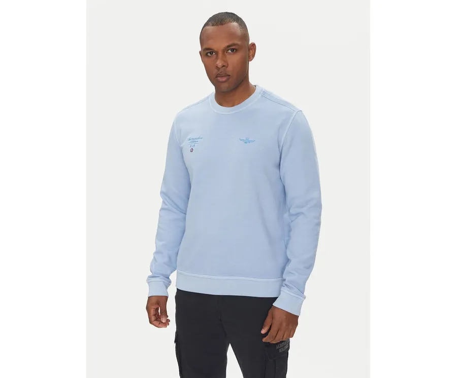 obrazek 1 Aeronautica Militare Bluza 251FE1991F583 Błękitny Regular Fit