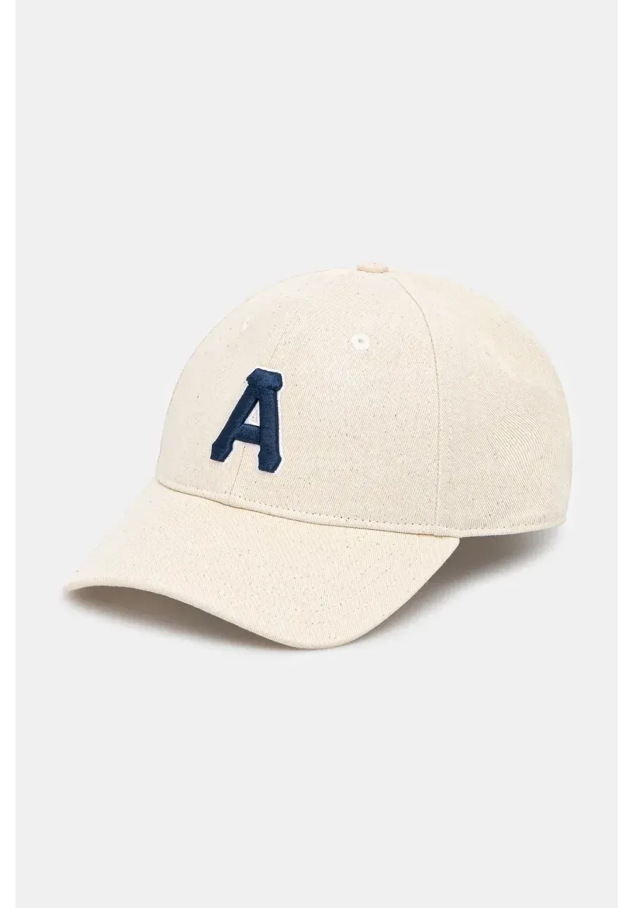 obrazek 1 AAPE czapka z daszkiem Main męska kolor beżowy gładka AAPCPM5227XXN